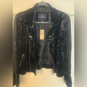 Ladies velvet casual jacket new with tags
